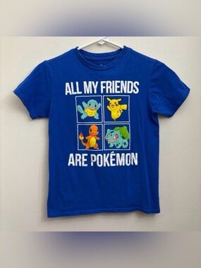 Pokémon Graphic Tee in Vibrant Blue
